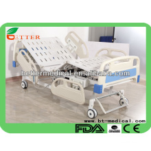 5 функциональная кровать больничной больницы с делюксивыми колесами